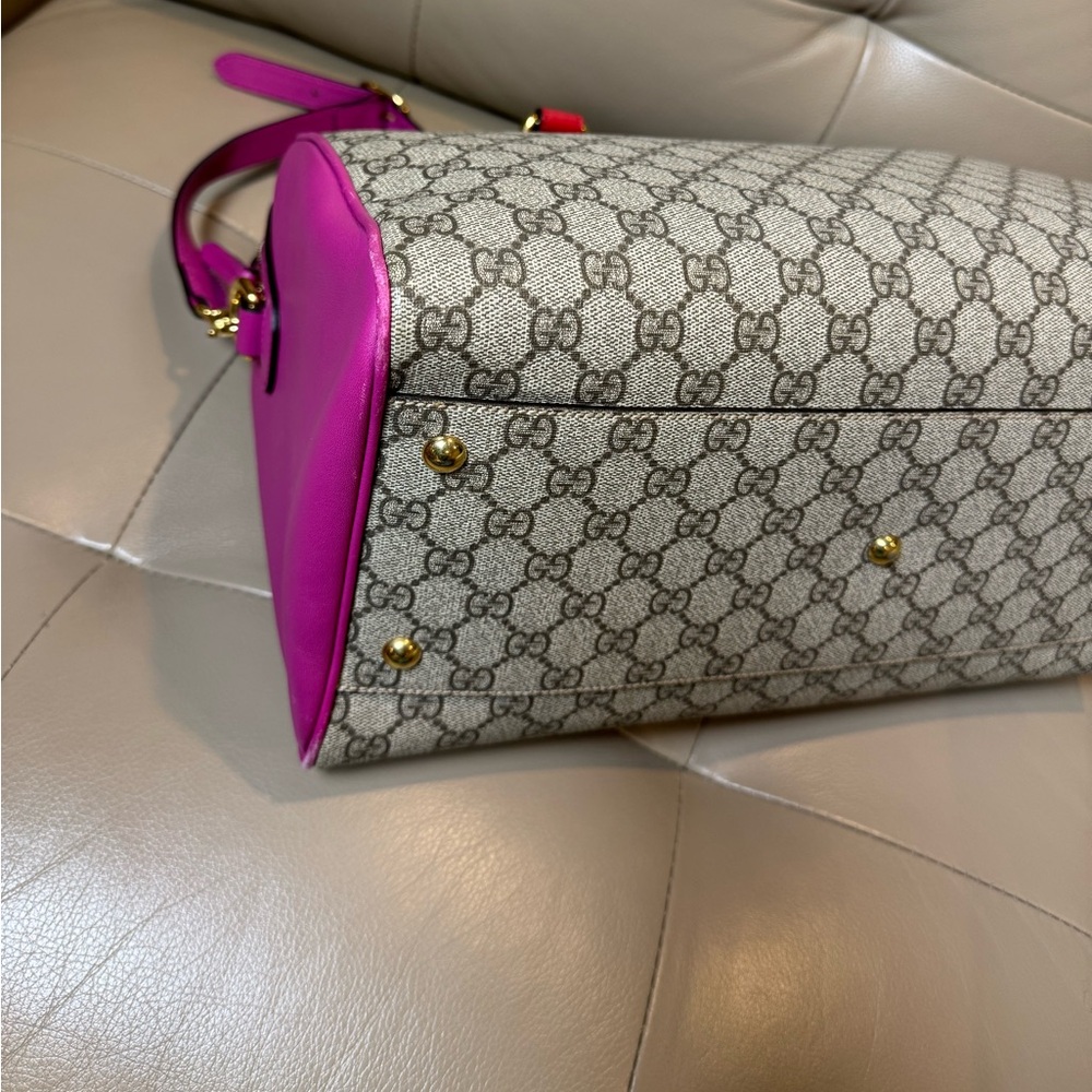 Gucci GG Supreme canvas Boston Bag GG Medium - Picture 5 of 10